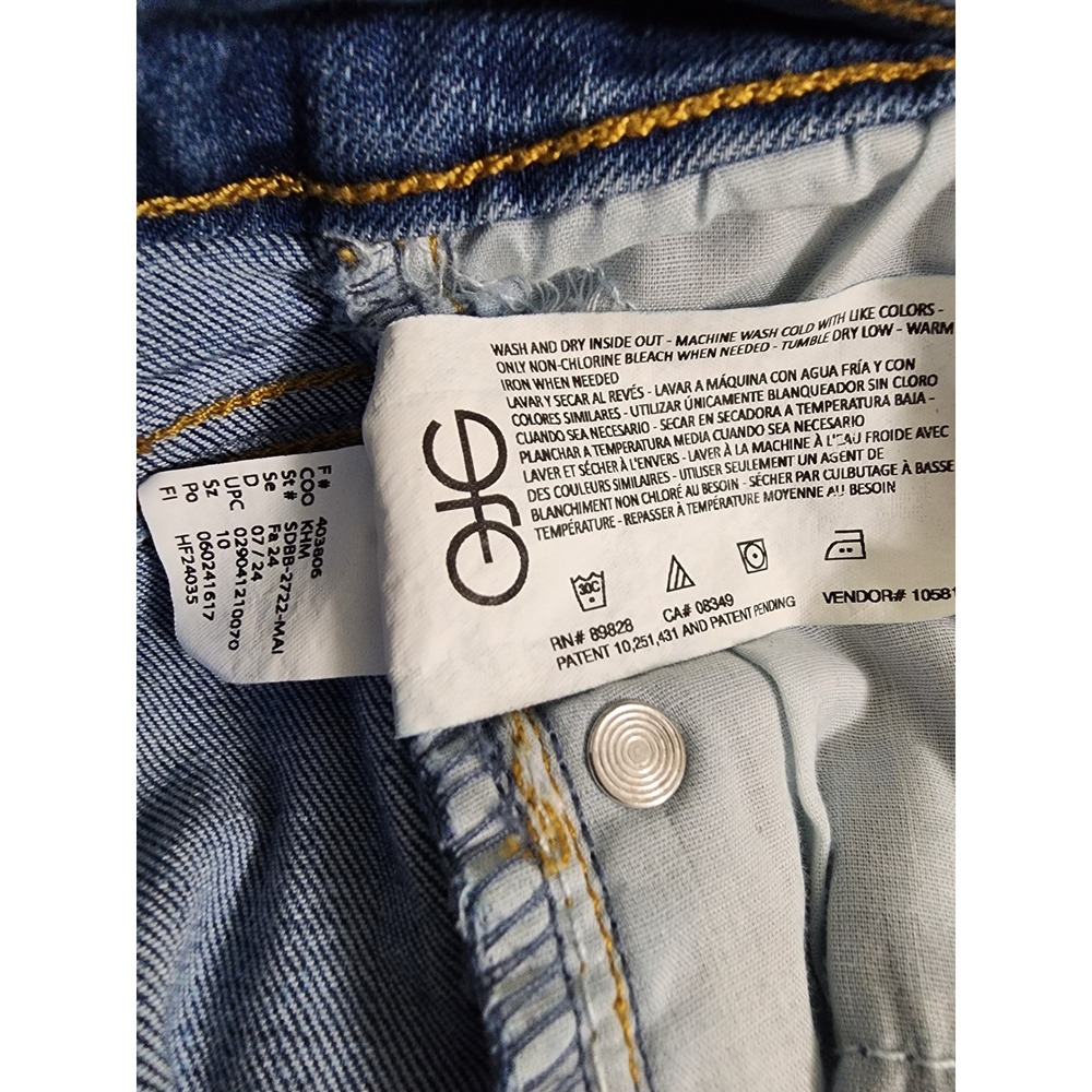 Bandolino Amy Straight Leg Jeans Womens 10 Medium Wash Blue Stretch Denim - Picture 9 of 13